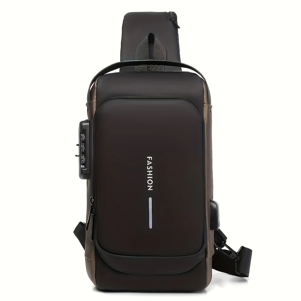 Anti-Theft Crossbody Bag for Men - Secure Oxford Fabric Chest Pack