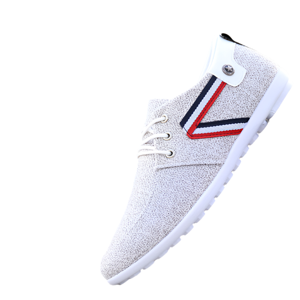 Men's Canvas Sneakers - Casual Athletic Shoes with Comfort Sole - Sports Footwear