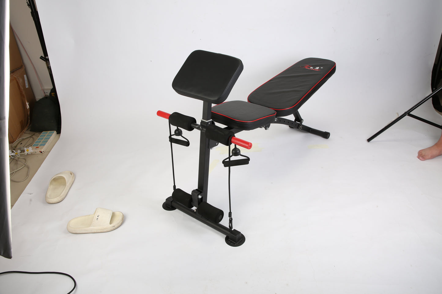 Adjustable Weight Bench with Preacher Curl - Multi-Function Home Gym Equipment