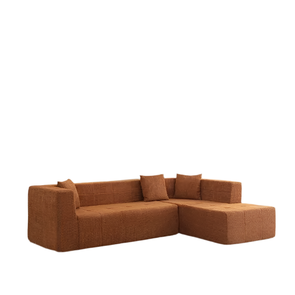Modular L-Shaped Sectional Sofa with Chaise