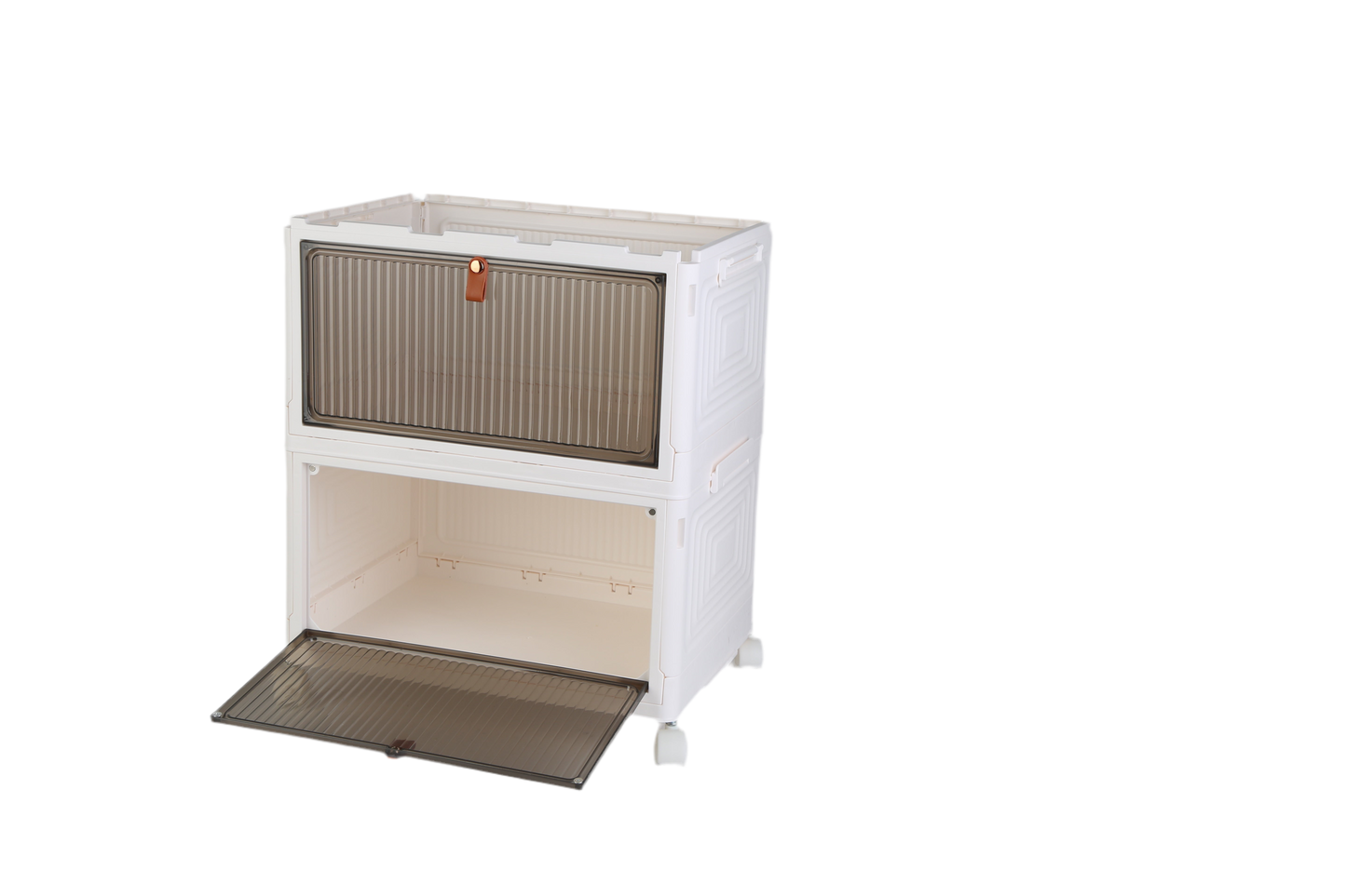 4Pc Foldable Storage Bins With Lid