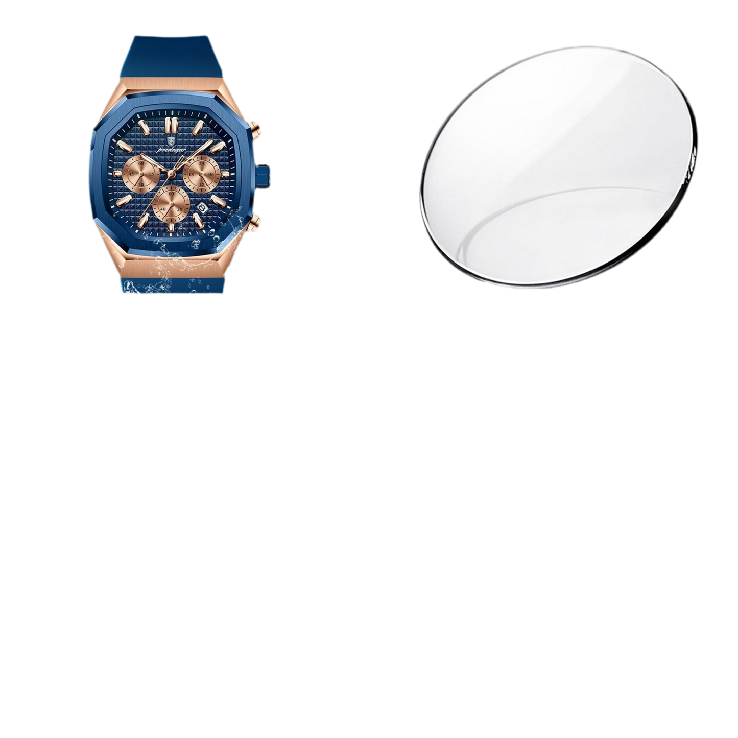 Multifunctional Six-Pin Calendar Men's Watch - Large Dial