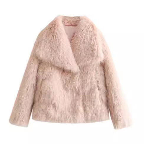 Women's Winter Fluffy Plush Coat