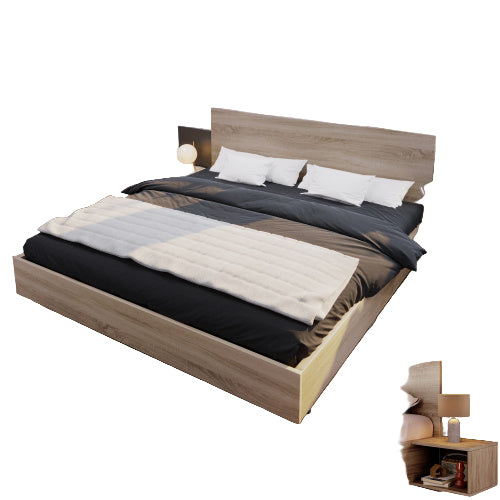 Double Bed, Wooden Bed