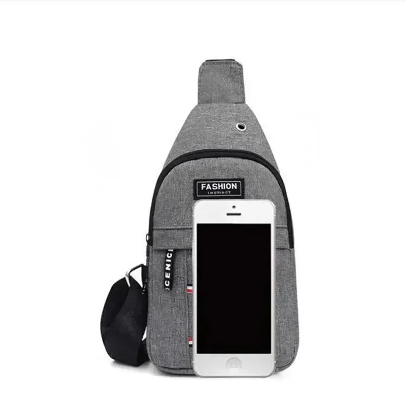 Men's Waterproof Crossbody Sling Bag - Large Capacity for Outdoor Activities / self treat