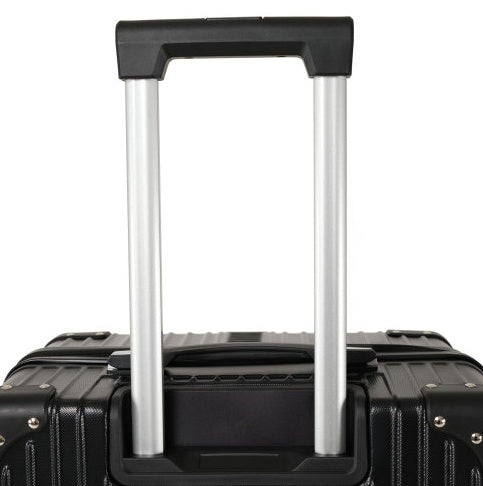 3-Piece Hard Shell Luggage Set - Travel Suitcase with 4-Wheel Rollers