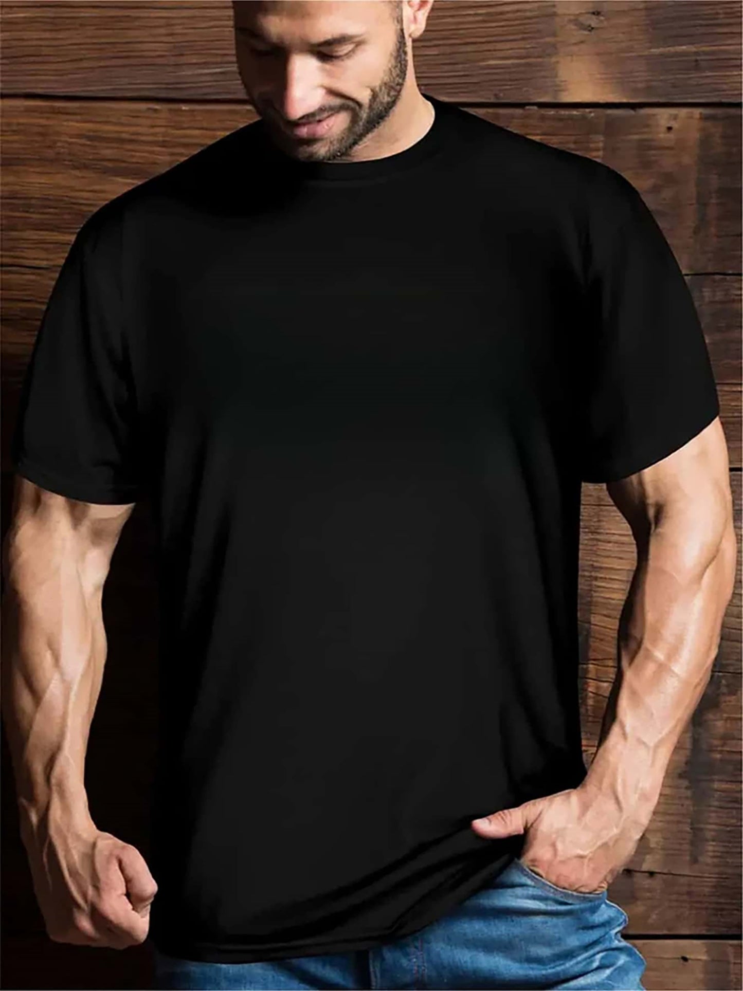Men's Plus Size Graphic Tee - Soft Comfortable Fit