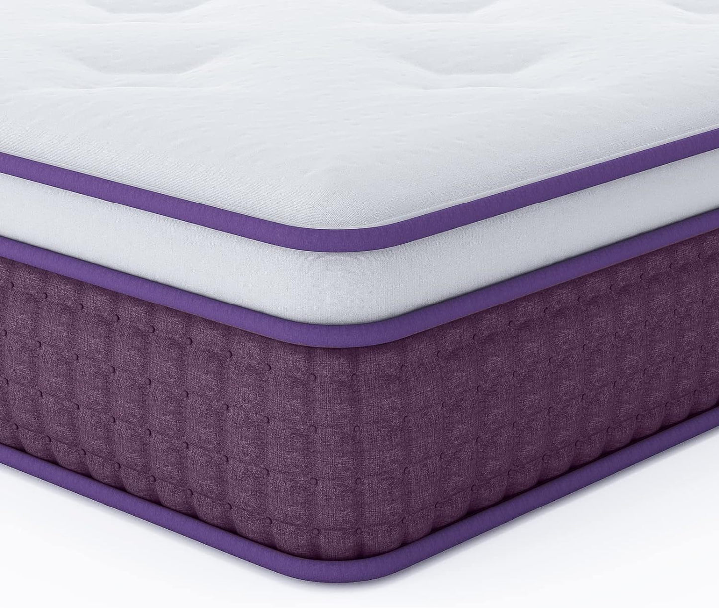 Full Hybrid Mattress - 12 Inch Medium Soft with Motion Isolation