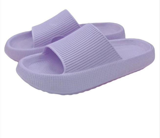 Soft Home Couple Slippers - Comfortable Indoor House Shoes for Men & Women