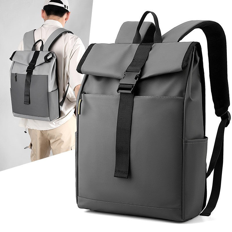 Casual Fashion Laptop Backpack - Oxford Cloth Waterproof Travel Bag