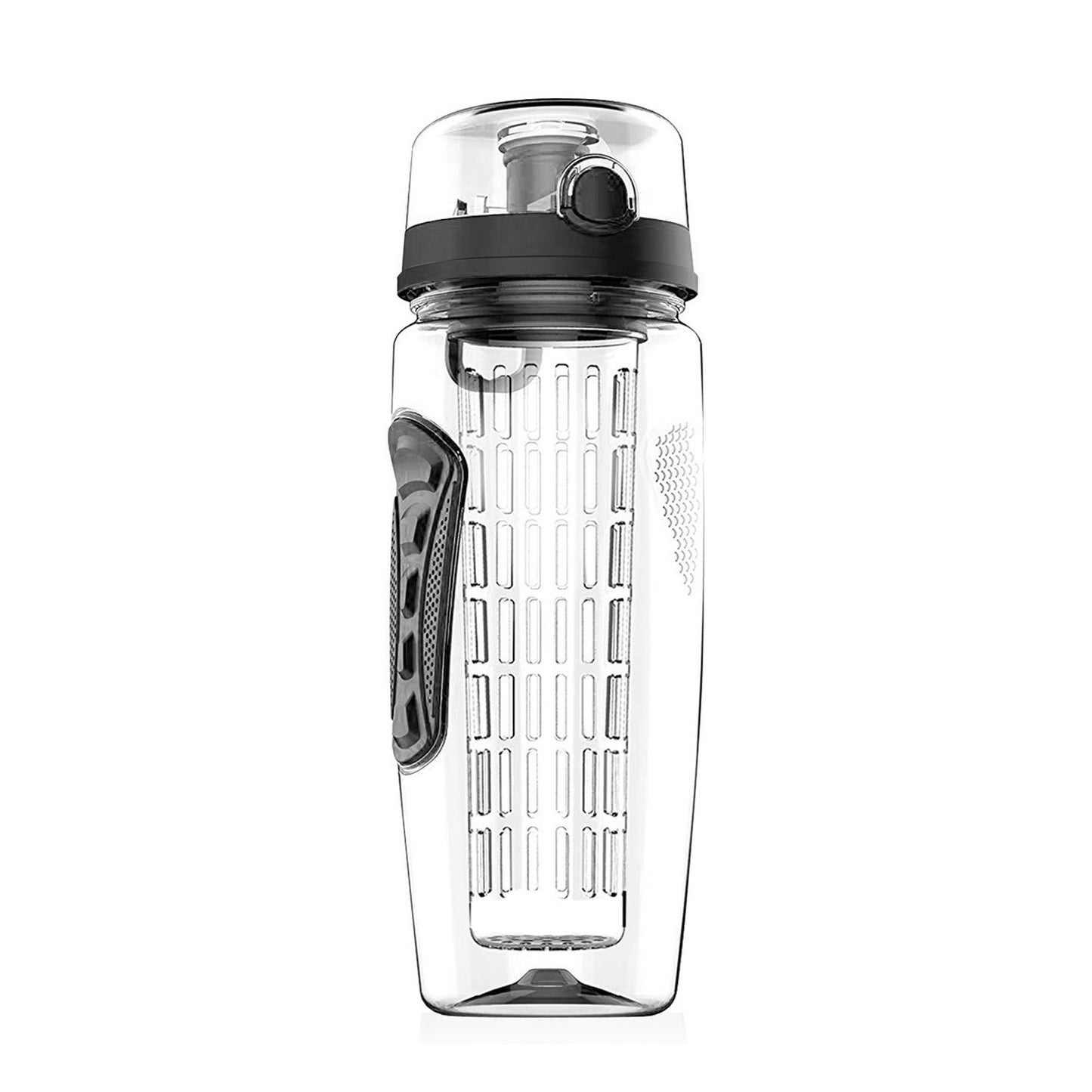 32oz Fruit Infuser Water Bottle - BPA Free Sports Bottle with Flip Top Lid