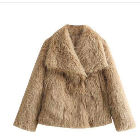 Women's Winter Fluffy Plush Coat