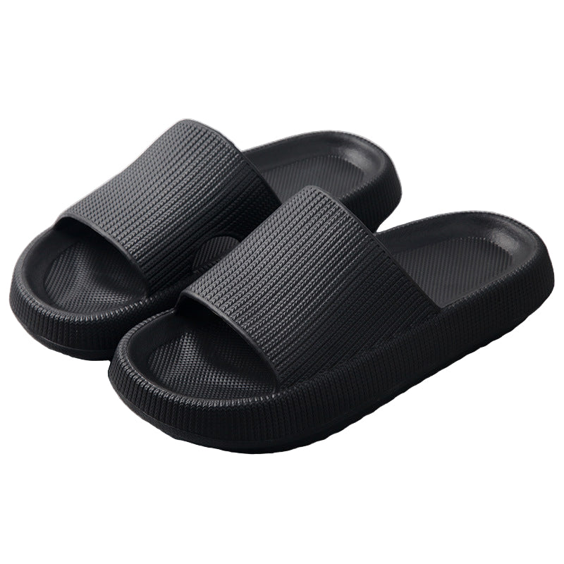 Soft Home Couple Slippers - Comfortable Indoor House Shoes for Men & Women
