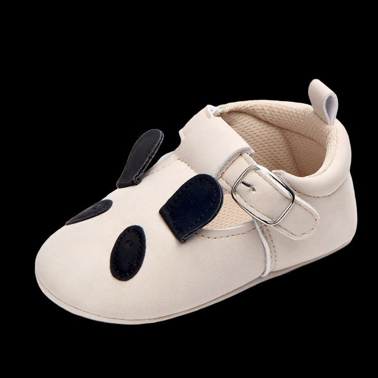 cartoon animal baby shoes matte leather non-slip soft bottom baby shoes