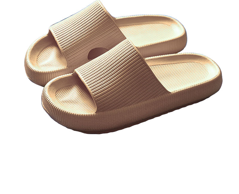 Soft Home Couple Slippers - Comfortable Indoor House Shoes for Men & Women