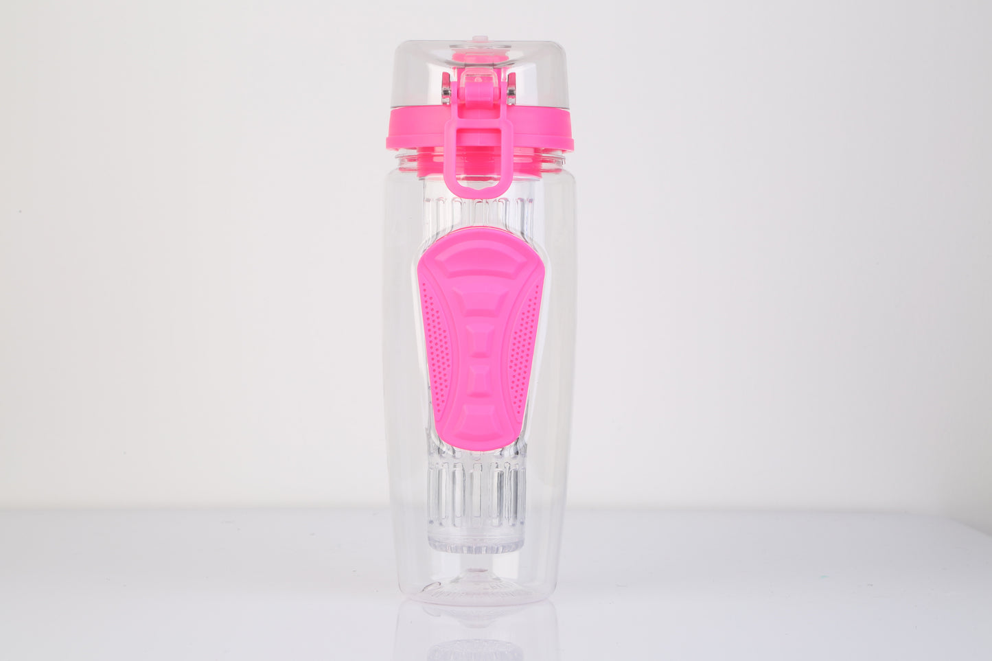 32oz Fruit Infuser Water Bottle - BPA Free Sports Bottle with Flip Top Lid