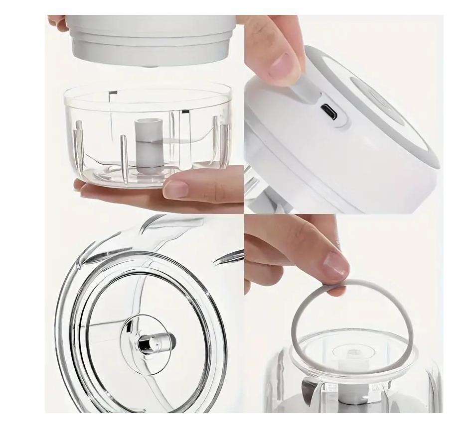 Electric Garlic Mincer - Ergonomic Kitchen Chopping Tool for Cooking