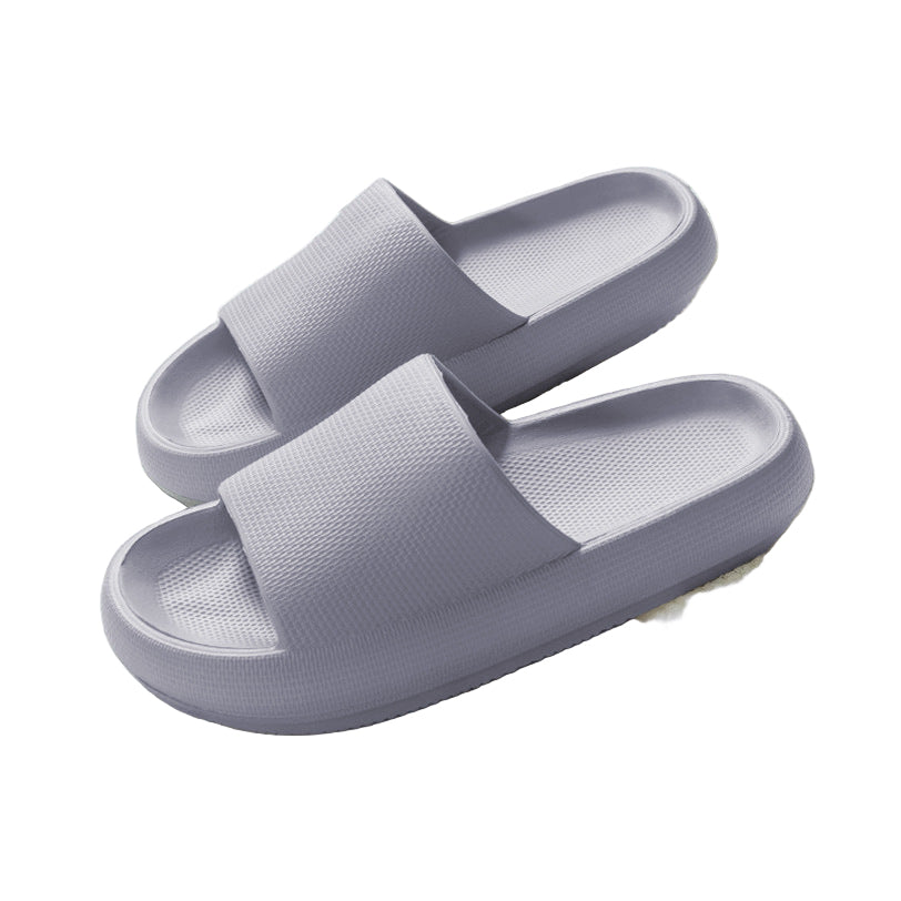 Soft Home Couple Slippers - Comfortable Indoor House Shoes for Men & Women