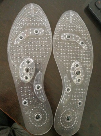 Magnetic Therapy Massage Insoles - Silicone Foot Massager with Anti-Fatigue Technology