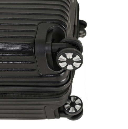 3-Piece Hard Shell Luggage Set - Travel Suitcase with 4-Wheel Rollers