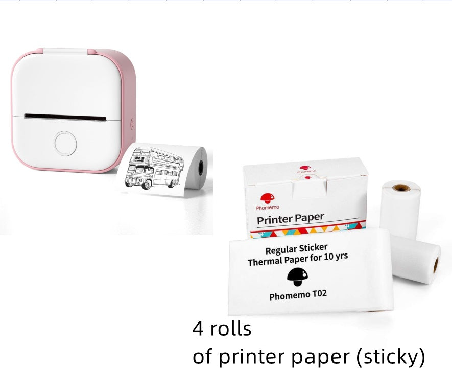 Mini Thermal Label Printer - Bluetooth Portable Photo & Price Tag Printer