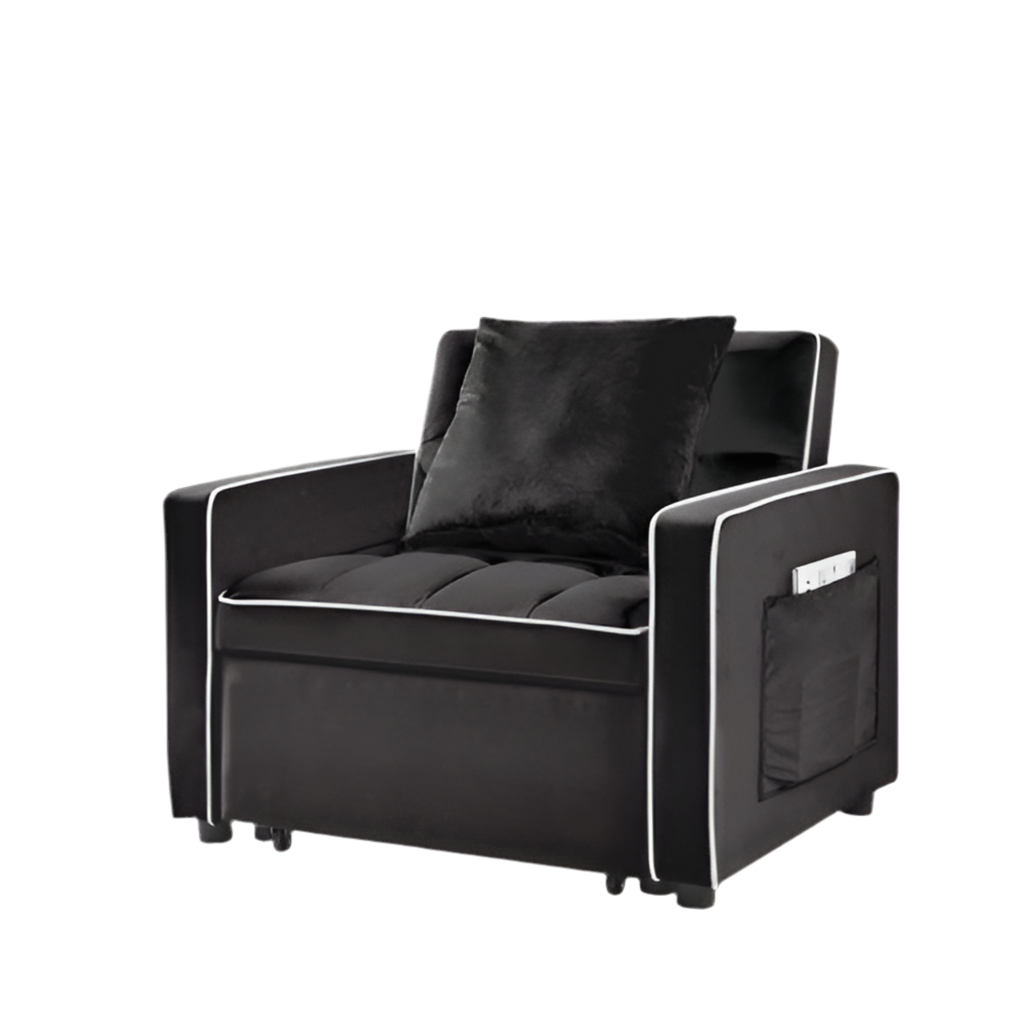 3-in-1 Convertible Sofa Bed Chair - Space-Saving Furniture