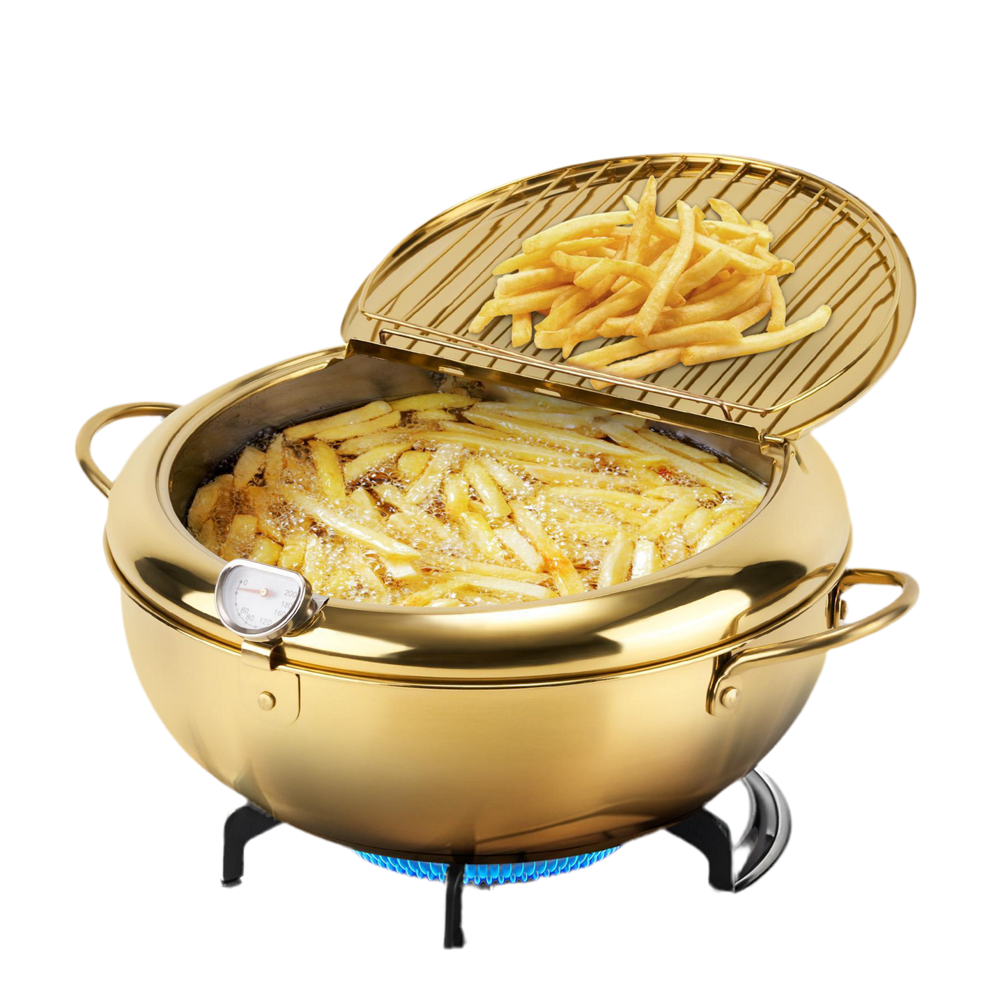 Stainless Steel Kitchen Pots - Versatile Cookware Set