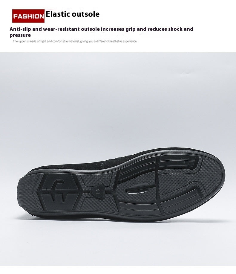 Men's Casual Flat Leather Shoes