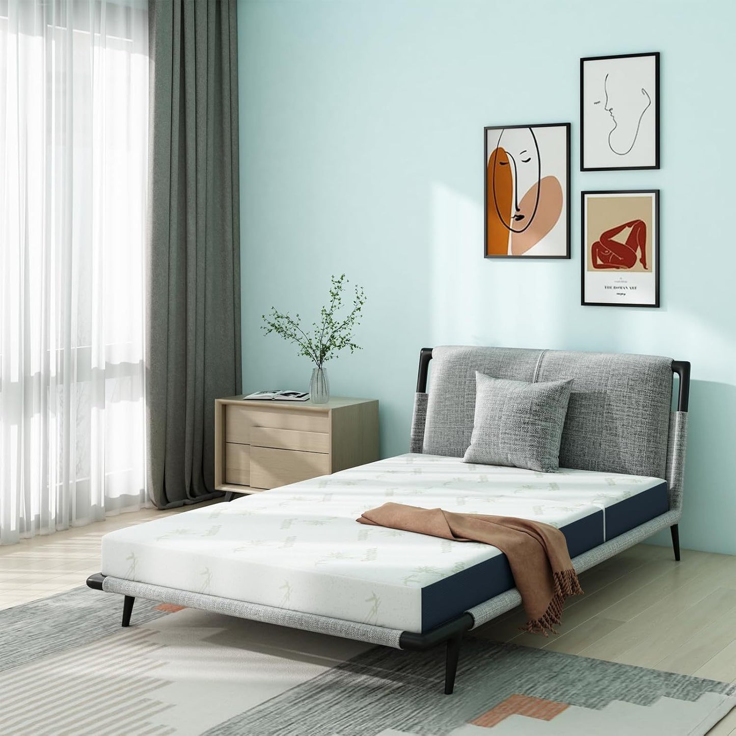 Queen Hybrid Innerspring Mattress - 35.56cm Plush Medium Firmness