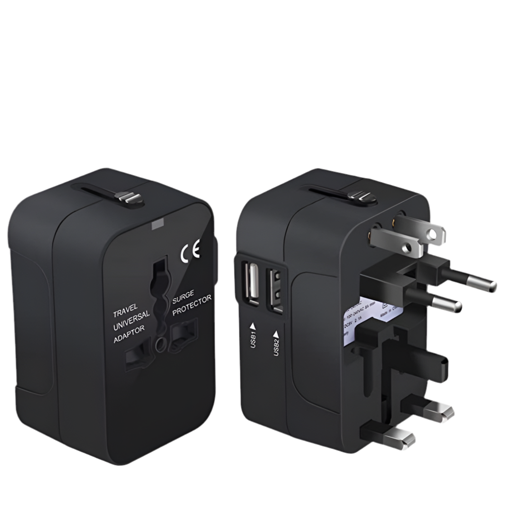 Universal Travel Adapter - Worldwide All-in-One Wall Charger