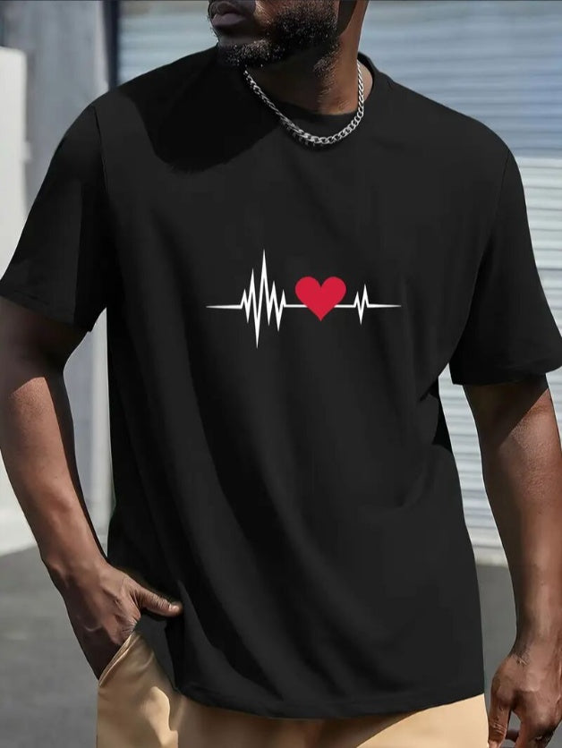 Love Valentine's Day Couple T-Shirt - Matching Short Sleeve Tee