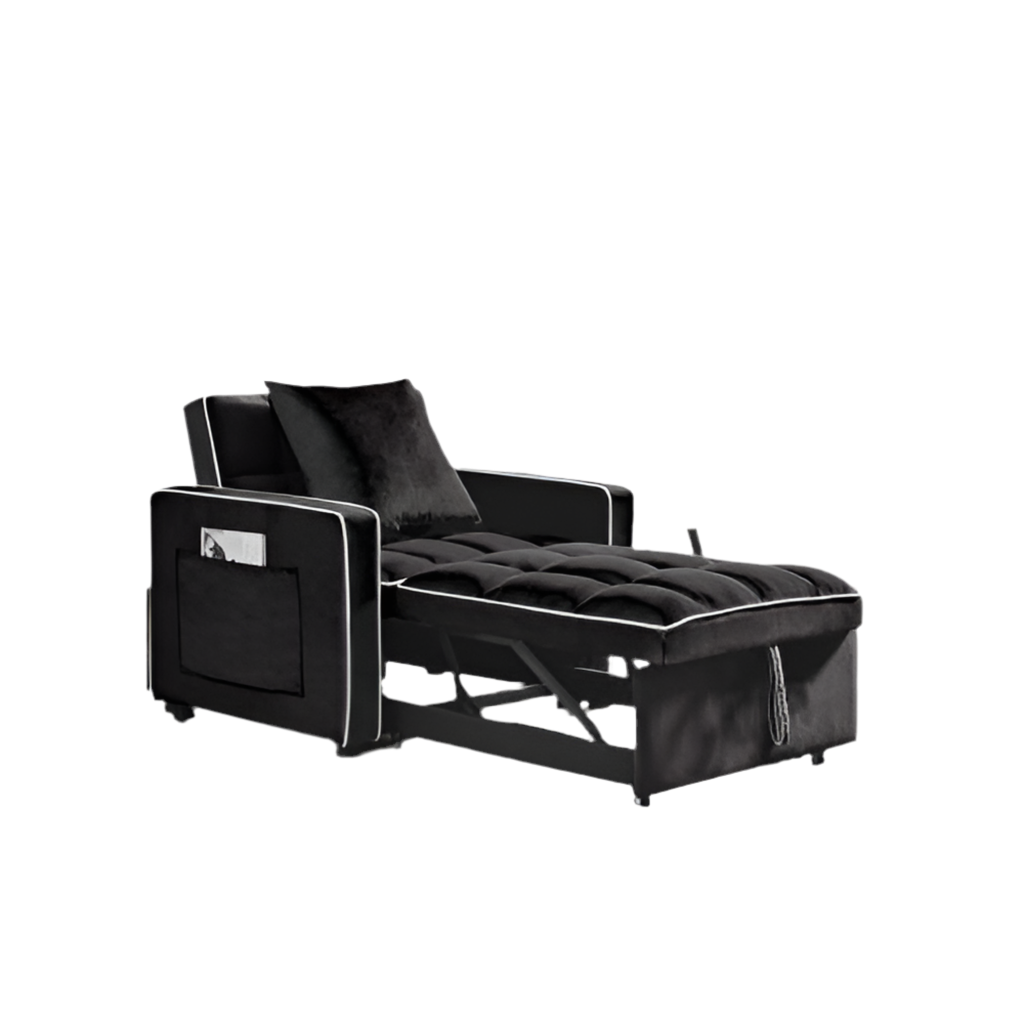 3-in-1 Convertible Sofa Bed Chair - Space-Saving Furniture