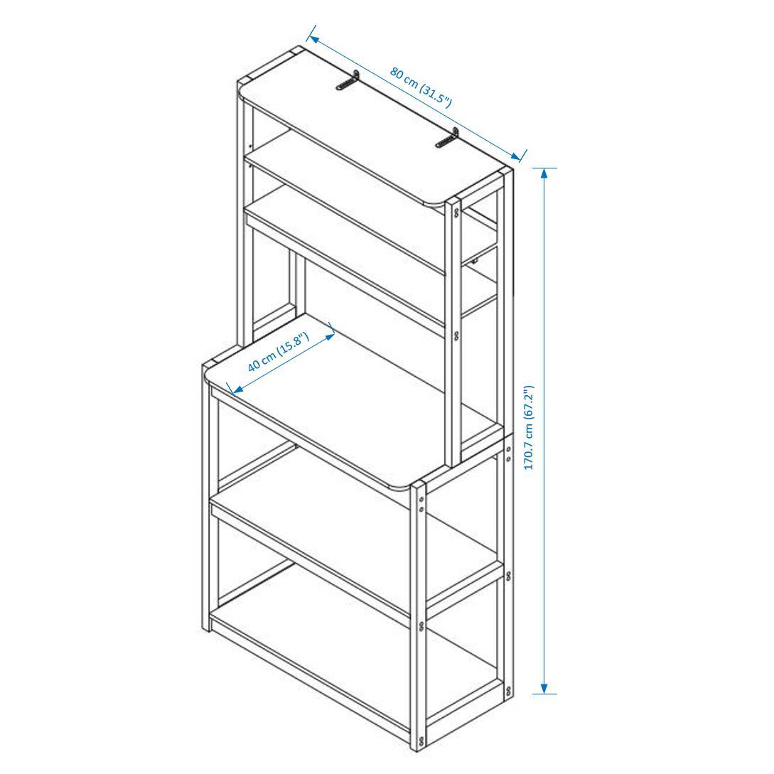Suitable For Kitchen Cabinet 5-layer Packaging Rack