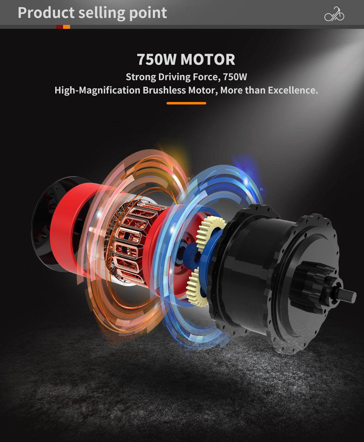 20x4.0 Inch Foldable Fat Tire Electric Bike - 48V 12.5AH Extended Range