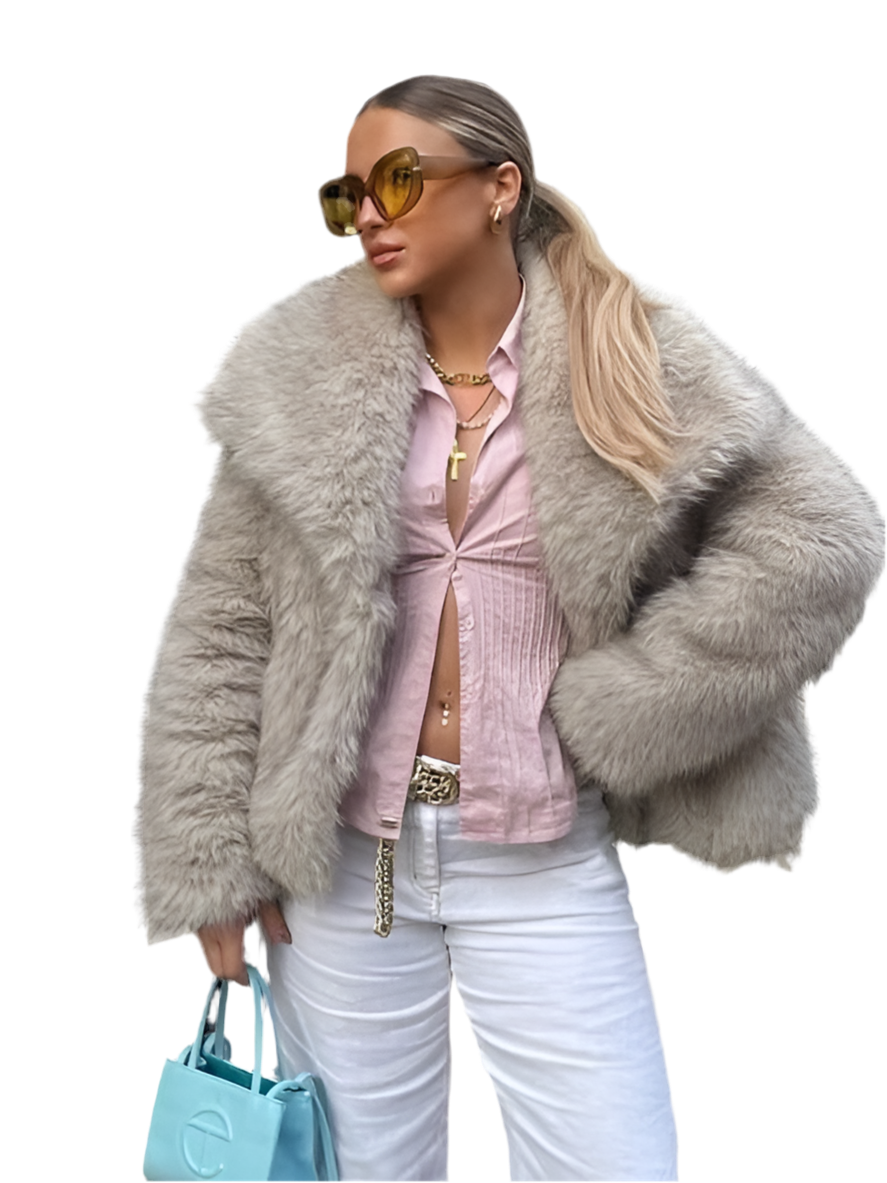 Women's Winter Fluffy Plush Coat