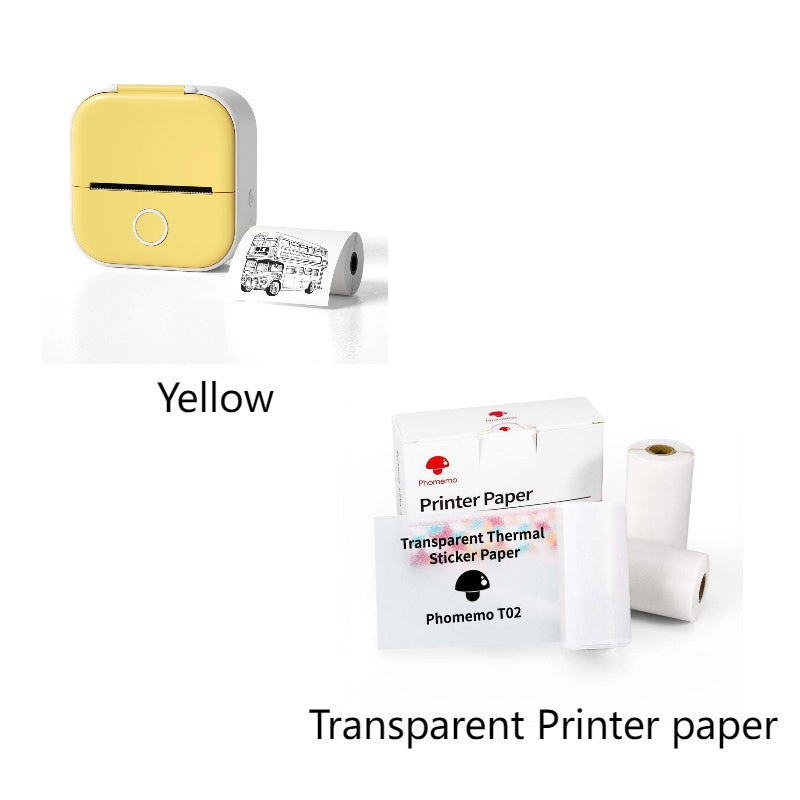Mini Thermal Label Printer - Bluetooth Portable Photo & Price Tag Printer