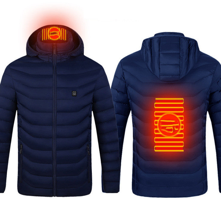 USB Heated Jacket - Electric Warming Coat for Winter Rechargeable