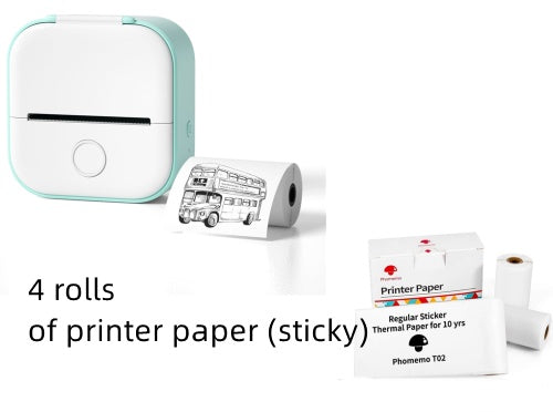 Mini Thermal Label Printer - Bluetooth Portable Photo & Price Tag Printer