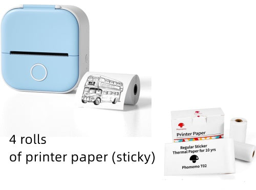 Mini Thermal Label Printer - Bluetooth Portable Photo & Price Tag Printer