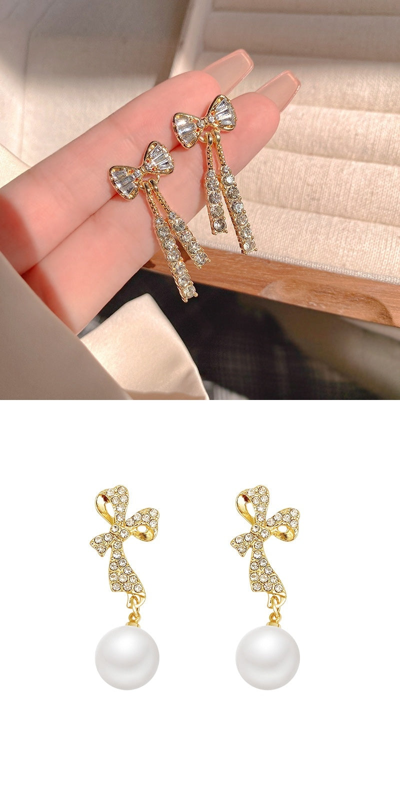 Butterfly Rhinestone Earrings - Fashion Statement Jewelry
