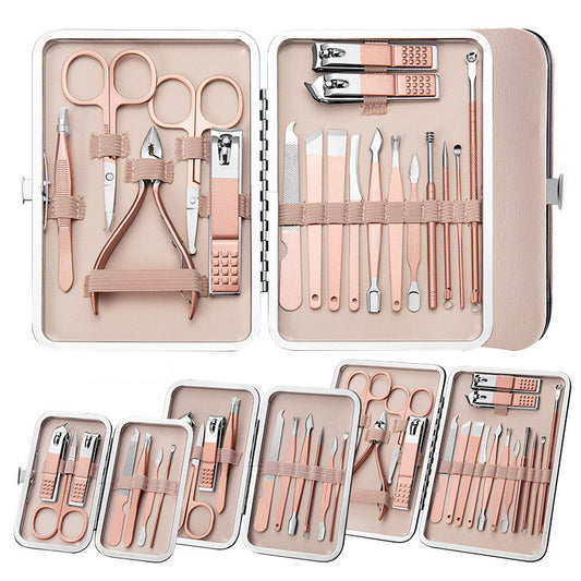 Professional Nail Care Kit - Complete Manicure & Pedicure Set