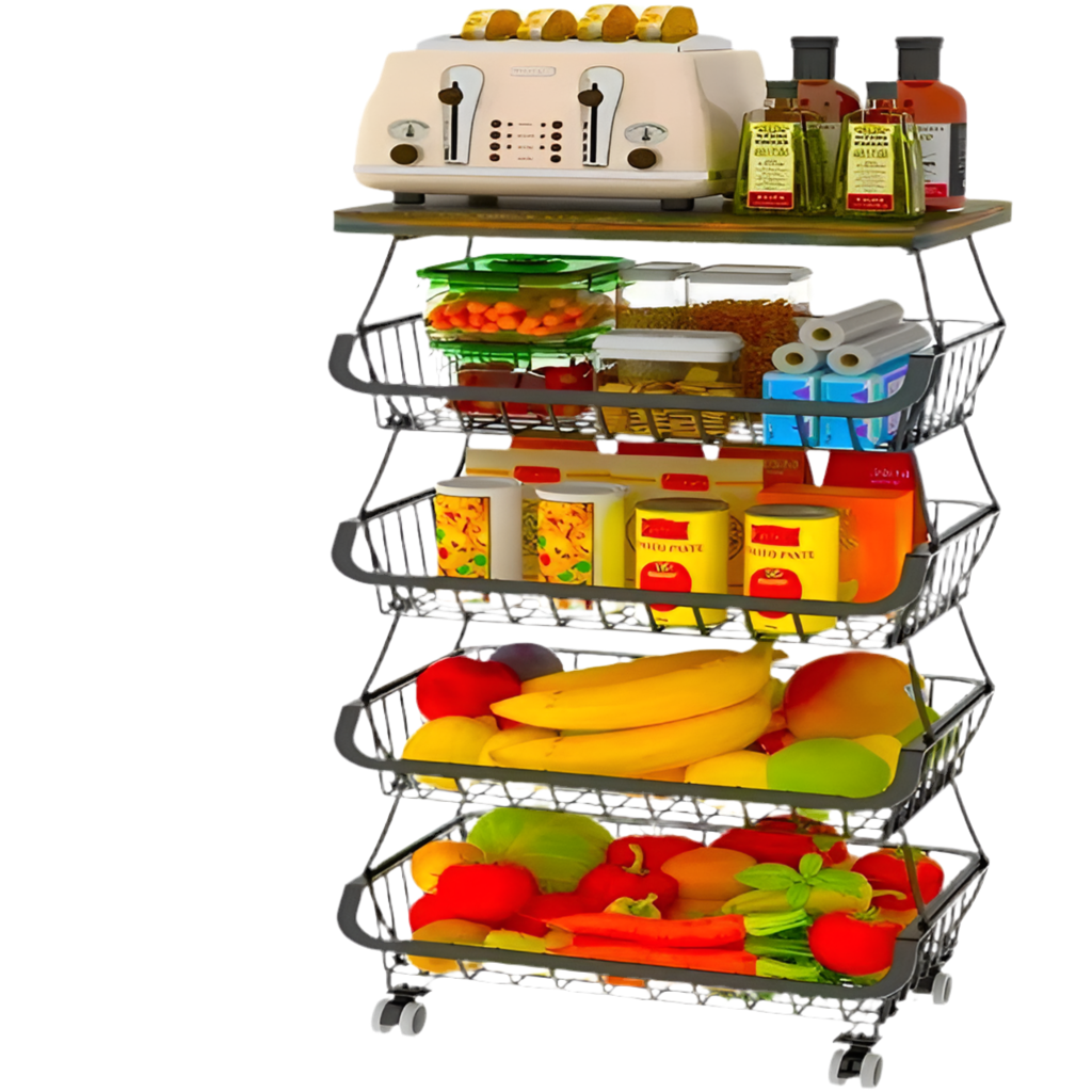 5-Layer Fruit Basket - Kitchen Storage Organizer