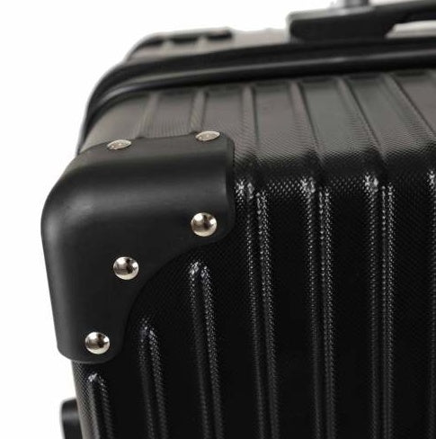 3-Piece Hard Shell Luggage Set - Travel Suitcase with 4-Wheel Rollers