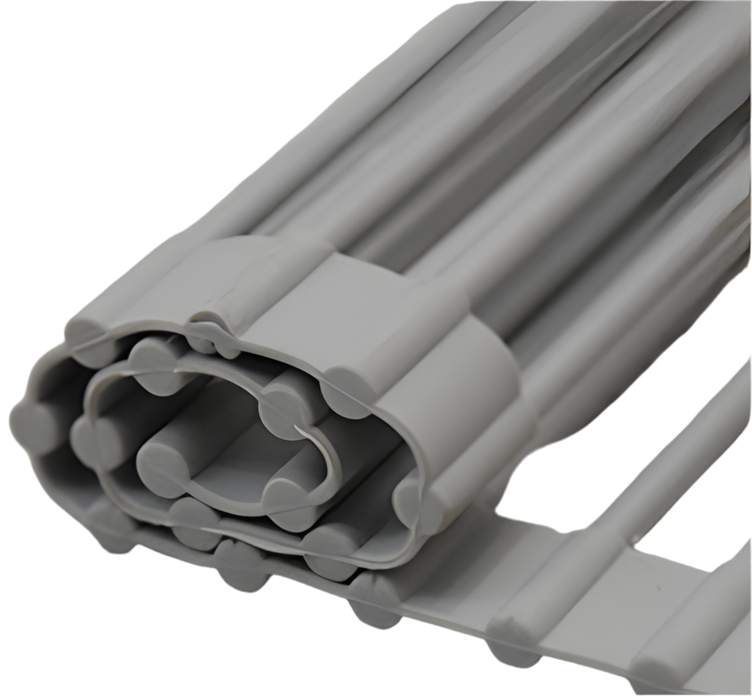 Folding Kitchen Sink Rack - Stainless Steel Drain Organizer