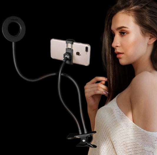 LED Selfie Ring Light for Live Adjustable Makeup Light-8cm Stand