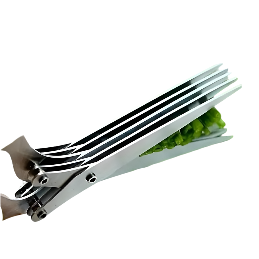 Multi-Layer Kitchen Scissors - Professional Vegetable & Herb Cutter