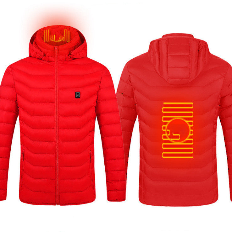 USB Heated Jacket - Electric Warming Coat for Winter Rechargeable