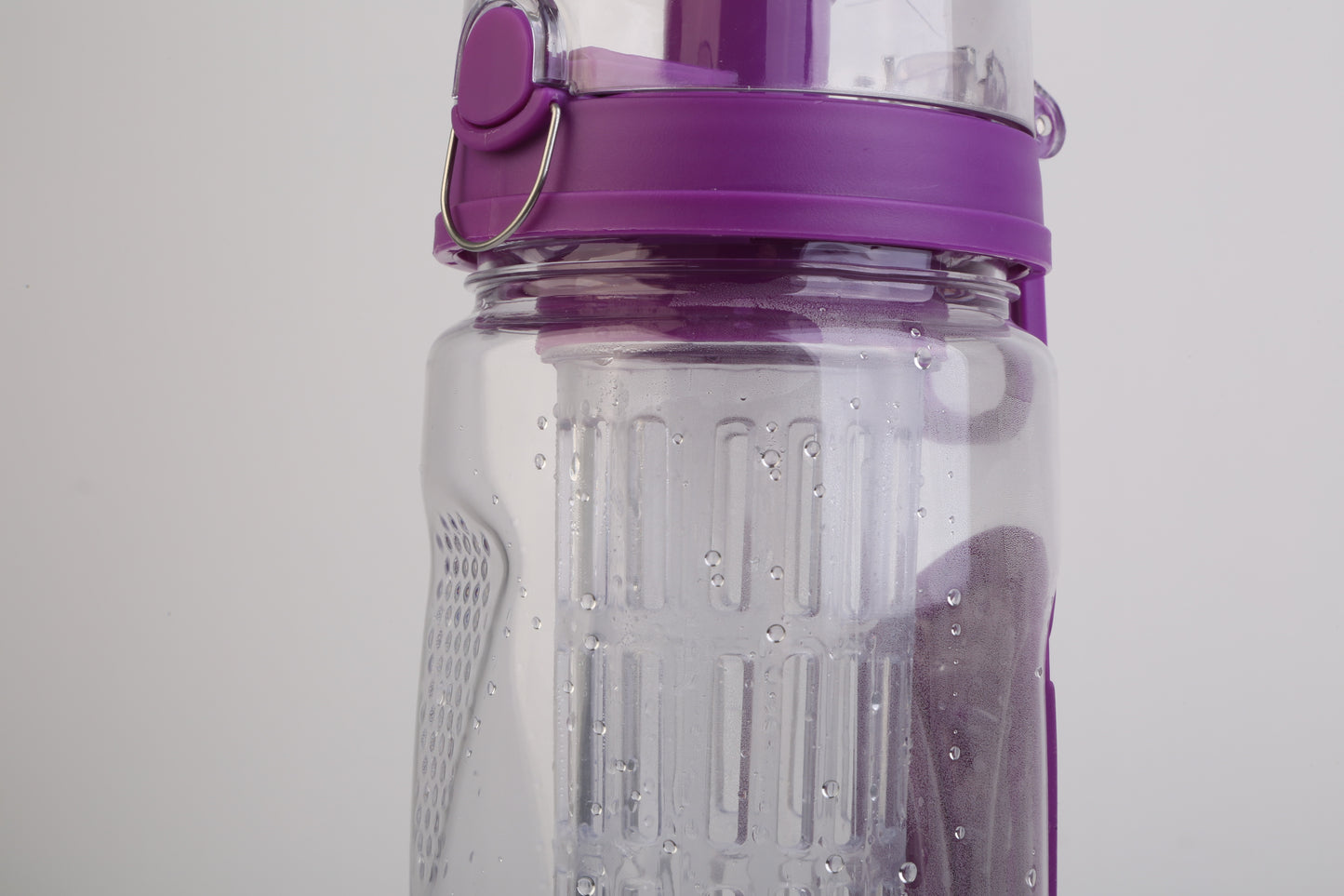 32oz Fruit Infuser Water Bottle - BPA Free Sports Bottle with Flip Top Lid