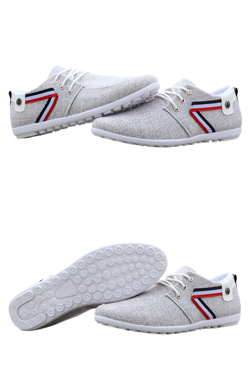 Men's Canvas Sneakers - Casual Athletic Shoes with Comfort Sole - Sports Footwear