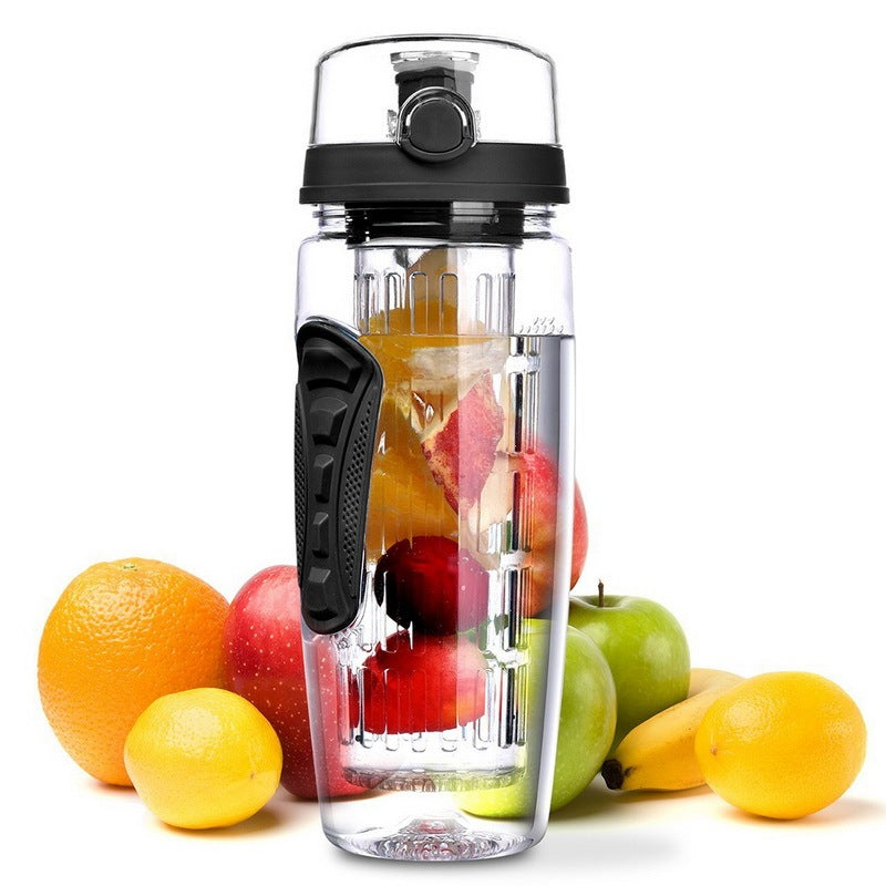 32oz Fruit Infuser Water Bottle - BPA Free Sports Bottle with Leak-Proof Design